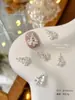 2025 Nova Liga de Natal Joias para Nail Art Diamante Pérola Árvore de Natal Acessórios para Unhas Decoração de Unhas Usável Atacado
