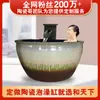 Banheira de Cerâmica Esmaltada Jingdezhen Banheira de Circulação de Água Japonesa Hotel B&B Fonte Termal Privada Banheira para Adultos