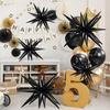 Globo de aluminio estrella explosión conjoinada de 22 pulgadas y 27 pulgadas transfronterizo, luz estrella explosión, globo de decoración para fiesta de cumpleaños