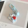 Chaveiro Sino de Cavalo Colorido de Ano Novo Pingente de Mochila Presente para Casal Melhor Amigo Acessório Ornamento Fofo de Desenho Animado