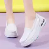 Zapatos de Enfermera Slip-On Listos para Enviar Transfronterizos con Amortiguación de Aire, Suela Suave, Transpirables, No Cansan, Antideslizantes, Zapatos de Trabajo al por Mayor Dropshipping