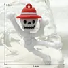 Chaveiro Novo de Halloween Transfronteiriço Pingente Bolsa Decoração PVC Desenho Animado Abóbora Fantasma Castelo Caixa Surpresa Ornamento
