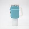 Tapa para Vaso de Hielo de 40 oz Color Material de Buceo Ventosa para Coche Cubierta Protectora Asa Bolsa de Almacenamiento para Tapa de Vaso de Hielo
