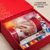 Novo estilo chinês festivo casamento dama de honra Lang acompanhou caixa de presente Novo Design Flip Cover Mão Carregando Presente de Casamento Caixa de Doces
