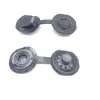 Venta al por mayor de fábrica accesorios para hombre chaqueta de plumón cuerda elástica oculta hebilla botón de chaqueta accesorios botones redondos