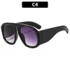Nuevas Gafas de Sol Tipo Aviador de Marco Grande para Ciclismo, Gafas de Sol Versátiles Retro, Protección Solar para Exteriores Europea y Americana, Gafas de Sol de Moda Unisex Transfronterizas