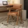 Banqueta de Maquiagem Imitando Madeira Vintage, Cadeira Simples Retrô Chandigarh, Cadeira para Penteadeira de Quarto de Meninas com Encosto