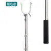 Tendedero con Forma de Horquilla 2.3m 4m Tendedero Telescópico Modelo Nuevo Tendedero de Acero Inoxidable con Forma de Horquilla para Secar Ropa 5m Se Puede Extender Sin Piezas Adicionales