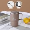 Taza de acero inoxidable 304 de gran capacidad de 550 ml con filtro de té de doble capa, antiescaldaduras, para oficina, regalo de gran valor en color.