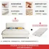 Cama de Tecido Estilo Creme Simples Estilo Celebridade da Internet Orelhas de Elefante Cama de Tecido Tecnológico Pacote Macio Quarto Principal Armazenamento Box Alto Cama de Casal