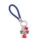 Llavero de cuerda trenzada creativo de la serie Hello Kitty de Amazon, colgante de coche creativo Dunhuang de cuero con dibujos animados
