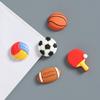 Acessórios de resina DIY Futebol Basquete Série de simulação de futebol Material feito à mão Capa de telefone celular Remendo decorativo