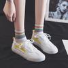 Sapatos 2019 Novos Sapatos Esportivos Femininos Brancos em Todos os Combinados Estilo Hyun-a Sapatos de Fundo Plano Online Popular Super Popular Uber 986