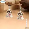 Pendientes Colgantes Gatito Espacial Transfronterizos Accesorios Sexy para el Día a Día y Fiestas Regalos de Navidad Adecuados para Mujeres Todas las Estaciones