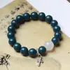 Pulseira de Contas de Incenso Natural Tradicional Xiaohongshu Círculo Único Acessório Masculino Pulseira de Medicina Chinesa Acessório Portátil Feminino Fábrica Feito Sob Medida