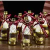 Caja Grande Creativa de Dulces Navideños Boda 26º Aniversario Caja de Dulces Estilo Nuevo Botella Transparente de Champaña Botella de Vino de Plástico Caja Pequeña de Dulces
