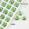 Pedras de Strass para Unhas Trevo Decorações de Unhas Novas e da Moda Pedras de Strass de Vidro Acessórios para Unhas Estilo Japonês Pedras de Strass Irregulares com Base Pontiaguda Atacado