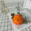 Floristería de Simulación de Boda Naranja Material de Flores Naranja Naranja Tema Arreglo de Lugar de Boda Hotel Arreglo de Flores de Plástico