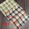 Tecido Xadrez de Sarja de Algodão Escovado em Estoque Camisa Infantil Tecido Xadrez Fio Tinto 21 Fios Flanela Tecido Decorativo