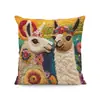 Fundas de Almohada 3D Más Vendidas Transfronterizas con Animales Lindos Adecuadas para Decoración de Sofá y Sala de Estar en Casa, Fundas de Cojín Personalizables