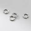 S925 prata feita velha prata tailandesa 10mm impresso peixe entalhe anel de prata artesanal diy pulseira material acessórios T0036