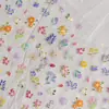 Pegatinas de Arte para Uñas en Relieve Populares Pegatinas Retro para Uñas Fábrica al por Mayor Estilo Japonés Flores Silvestres de Primavera 3784