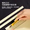 Cuchillo de Arte Deli 2052 tamaño pequeño Cortapapeles Cuchillo de Mano Papelería para Oficina Estudiante Cuchillo de Arte Cuchillo de Arte