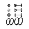 Moda Nuevo Mancuerna Personalizada Circonita Pendientes para Mujer Set de Pendientes Pendientes de Acero de Titanio Pendientes Transfronterizos Ebay Amazon