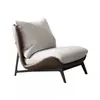 Cadeira de sofá individual nórdica, cadeira de lazer moderna minimalista para varanda, cadeira tigre minimalista italiana para sala de estar, poltrona de designer