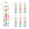 Tarjeta de Cumpleaños Feliz Estilo Nuevo Transfronteriza con Cinta Multicolor e Impresión por Sublimación para Decoración de Fiesta al Aire Libre