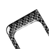 Adecuado para BMW serie 5 M5 E39 98-03 piezas de modificación interior de fibra de carbono marco de salida de aire de escape trasero pegatinas decorativas