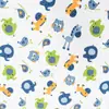 Capa para bolsa de roupas de algodão estampado, malha de algodão classe A para bebês, 300 peças, estampado, dupla face