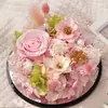 Caja de Regalo de Rosa Eterna de Flores Reales para el Día de la Madre, Maestra, Novia, Mejor Amiga Regalo de Confesión Decoración del Hogar
