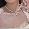 Collar de Perlas y Estrellas para Mujer, Diseño de Nicho Moderno, Lujo Ligero, Cadena Dulce y Fresca para Clavícula, Nuevo Modelo 2026 Cadena para el Cuello