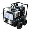 Máquina industrial de limpieza con agua caliente a alta presión temperatura ajustable caldera diésel gasolina motor de vapor máquina de desinfección para cría de animales ganadería