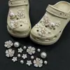 Zapatos con Agujeros DIY Charms para Zapatos Estrella Rosa Lazo Nueva Hebilla de Zapato Estrella de Pedrería Accesorios Decoraciones de Moda