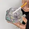 Nuevo cenicero de cristal, popular en TikTok, alto valor estético para sala de estar, mesa de café, oficina, hotel