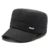 Gorros de invierno para hombres de mediana edad y ancianos, sombrero de cuero forrado de felpa cálido para papá, gorra de béisbol engrosada a prueba de frío para abuelo