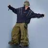 Conjunto de Roupa de Performance Infantil Estilo Americano Moletom com Capuz para Meninos Dança de Rua Hip Hop Conjunto de Roupas de Performance Soltas Roupas da Moda para Dança de Rua