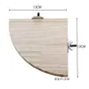 Plataforma de Salto para Esquina de Petauro del Azúcar de Madera Natural Sin Pintar, Pulida Suave Sin Astillas, Universal para Mascotas Pequeñas, Fácil de Instalar, Plataforma de Descanso