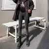 Pantalones de Maternidad Estilo Primavera y Otoño Ropa Exterior Leggings de Mezclilla 2025 Nuevo Talla Pequeña Soporte Abdominal Corte Lápiz Con Terciopelo Pantalones Negros Pequeños