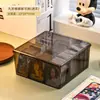 Caja de Almacenamiento para Tarjetas de Juego con Compartimentos Extraíbles, Caja de Tarjetas de Gran Capacidad, Organizador de Cables de Datos, Tipo Cajón Transparente