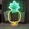 Luz noturna levou atmosfera criativa lâmpada forma lâmpada neon lâmpada de cabeceira lâmpada nuvem lua USB lâmpada de mesa para decoração do quarto