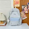 Linda Mochila de Viaje Estilo Coreano para Niñas, Mochila Ligera para Estudiantes de Secundaria, Preparatoria y Universidad