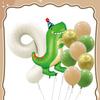 Ins vintage caramelo de crema película de aluminio digital traje de cumpleaños animal de dibujos animados combinación tarjeta trasera globo individual al por mayor