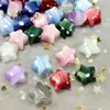 10 Peças 16mm Resina Multicolor Estrela Olho de Gato Criativo DIY Acessórios para Joias Pulseira Colar Acessórios Enfeites de Estrela