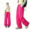 Pantalones de Montaña para Exteriores con Membrana para Mujer Pierna Curva Hombres Cortavientos Impermeables Altos Adelgazantes Senderismo Todoterreno Pantalones de Paracaidista Pantalones de Pana con Relleno
