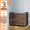 Vitrina para Figuras, Vitrina de Cristal para Uso Doméstico, Estantería, Armario de Almacenamiento para Cajas Sorpresa, Armario de Metal para Muñecas Modelo, Vitrina