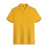 Camisa polo de manga curta com lapela de verão T-shirt roupas de trabalho para empresas impressão bordado LOGO atacado