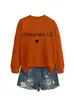 Capítulo 21 Amazon Ebay Sitio Independiente Sudadera Elegante de Moda para Mujer Cuello Redondo Manga Larga Camiseta Interior Exportación